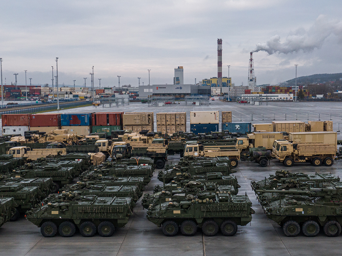 200 pieces of equipment at the Port of Gdynia