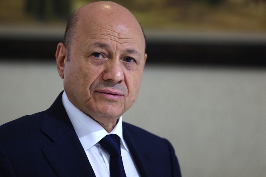 Chairman of the Yemeni Presidential Leadership Council Rashad al-Alimi