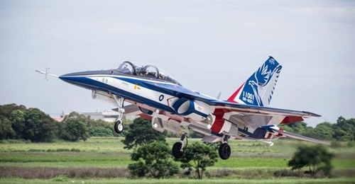 The first T-5 prototype aircraft conducting its maiden flight in June 2020. The first-production aircraft of the series was delivered to the RoCAF on 28 November 2021.