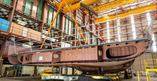 A keel laying ceremony for the  first of 12 new MCMVs being built for the BE/NL next-generation offboard MCM programme  took place at Piriou shipyard in Concarneau, France on 30 November.