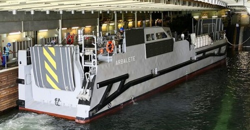 The DGA received the EDA-S landing craft 
        
        (pictured) and 
        
        on 26 November.