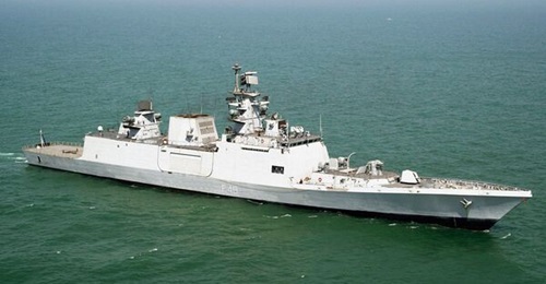 India's new vertical launch short-range surface-to-air missile (VL-SRSAM) is expected to be fitted onto Indian Navy Shivalik-class (Project 17) frigates including INS 
        
        , pictured above.