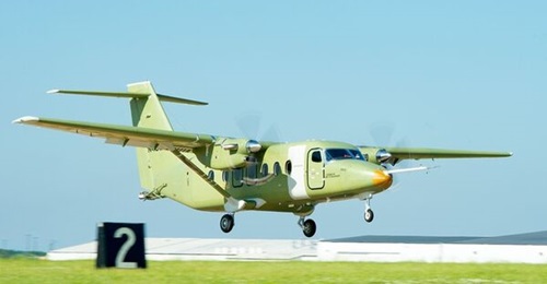 The C408 SkyCourier seen making its maiden flight in May 2020. The US is to provide the twin-engined airlifter to foreign allied nations as part of a wider IDIQ award of Textron platforms.