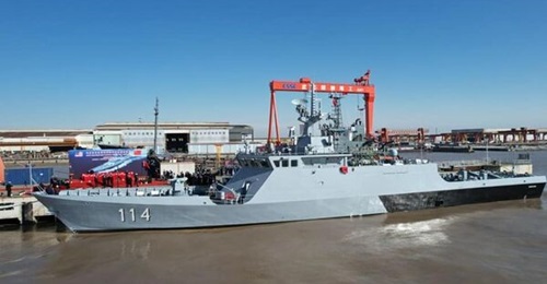 The Royal Malaysian Navy's fourth Keris-class littoral mission ship, 
        
        .