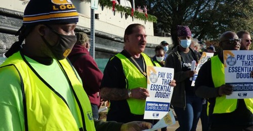 Steelworkers at Newport News Shipbuilding rejected a proposed negotiated contract offer in November.