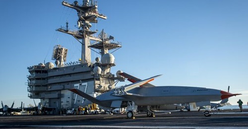 The USN completed an Unmanned Carrier Aviation Demonstration of its MQ-25 Stingray unmanned air system prototype in December aboard aircraft carrier USS 
        
        .
