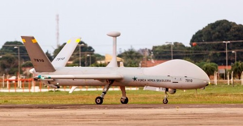 A Brazilian Air Force Hermes 900 UAV. The service on 30 December awarded a contract to AEL Sistemas to acquire two of the aircraft.