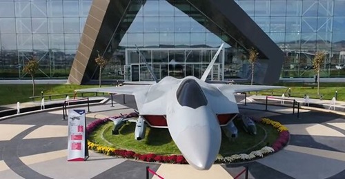 A screenshot of a Turkish Aerospace video showcasing the new Engineering Center of the National Combat Aircraft that, along with other dedicated facilities, was opened on 6 January.