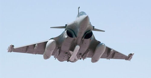 A Dassault Rafale armed with MBDA missiles.