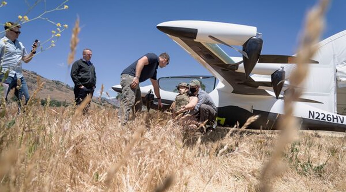 Kitty Hawk's Heaviside eVTOL aircraft is under contract with the USAF's Agility Prime effort. The company performed static load training with the aircraft to practise loading isolated military personnel into the platform.