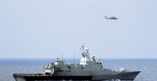 The guided-missile destroyer USS 
        
        is being being upgraded with a modernised combat system and associated equipment.