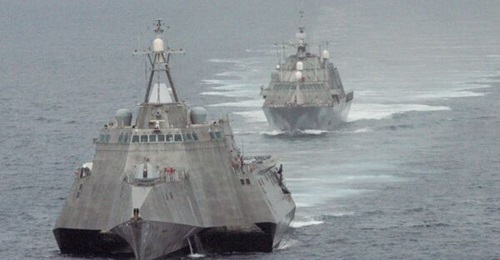 US marines have begun to use Littoral Combat Ships for Expeditionary Advanced Base Operations.