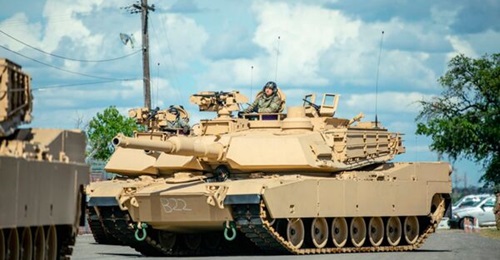 Australia has ordered M1A2 Abrams MBTs (similar to this one in US Army service) from the US government.