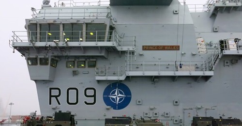 HMS 
        
        has assumed the afloat command role for the NRF Maritime Component