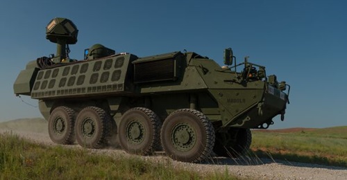 A US Army DE M-SHORAD prototype. The service plans to host an upcoming round of prototype testing to further refine the design before providing soldiers with an initial version in September 2022.