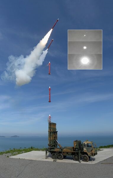 The Cheongung II has a stated missile range of 40 km and can engage targets at an altitude of about 20 km.