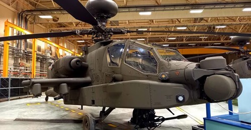 The British Army has so far received 14 of 50 Boeing AH-64E Apache Guardian attack helicopters. Deliveries will continue till 2024.