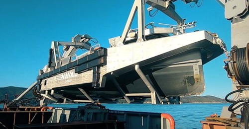 The Inspector 125 USV in the LARS onboard VN