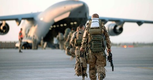 The last German soldiers in Afghanistan boarding an A400M transport aircraft in Mazar-i-Sharif on 29 June as Germany's military completed its withdrawal from the Central Asian country.