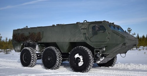 The 6×6 CAVS vehicle provides armed forces with mobility, including in Arctic conditions.