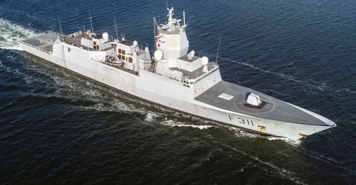 The Royal Norwegian Navy's second-in-class Fridtjof Nansen-class frigate 
        
        en, which completed tropicalisation upgrades in June 2021.