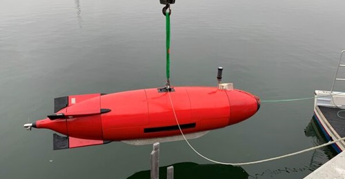 The Dive-LD unmanned underwater vehicle.