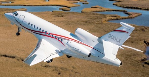 The Dassault Falcon 900LX will replace the now-retired BAe 146 in the VVIP role for the UK.