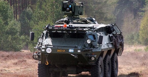 The FMV and Patria have signed a contract for the mid-life upgrade of the Swedish Armed Forces' XA-202 and XA-203 (pictured) 6x6 wheeled armoured vehicles.