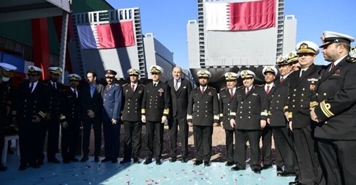The two LCMs on order for Qatar were officially launched on 7 February.