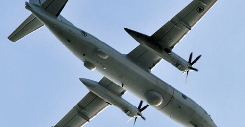 A Republic of Singapore Air Force Fokker-50 aircraft.