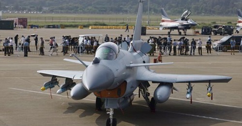 A CAIG J-10C fighter aircraft on display at the China Airshow 2021. The Pakistan Air Force (PAF) has been identified as the first export customer of the J-10C, after images emerged on 15 February of at least two aircraft in PAF markings.
