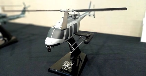 Bell displayed a model of its 407M platform at the IQPC International Military Helicopter conference that is being held in London from 15 to 17 February,