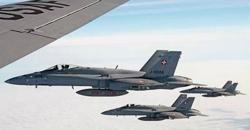 The F/A-18C/D fighter aircraft of the Swiss Air Force completed the first phase of a service life extension programme in late 2021, Armasuisse announced on 14 February.
