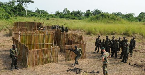 Belgium will send 25 members of its Special Operations Regiment to the DRC in the spring to train the African country's 31st Rapid Reaction Brigade (photo of Belgian soldier training DRC troops).