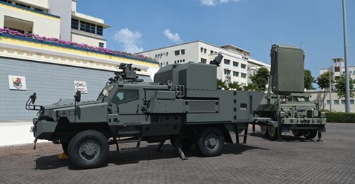 The Singapore Army commissioned a mortar-equipped variant of the Belrex Protected Combat Support Vehicle and TPQ-53 Weapon Locating Radar on 28 June.
