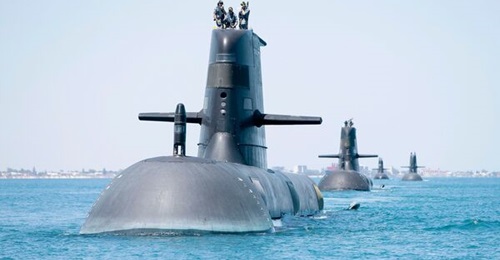 Australia's DMTC is developing advanced piezoelectric technologies that can support the country's undersea capabilities such as the RAN's Collins-class submarines (pictured above).