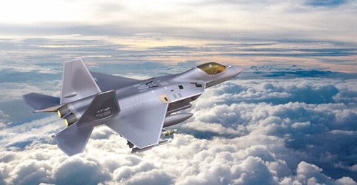 Korea Aerospace Industries is preparing a First Flight Readiness Review for its KF-21 multirole fighter aircraft (seen here in a computer-generated image).