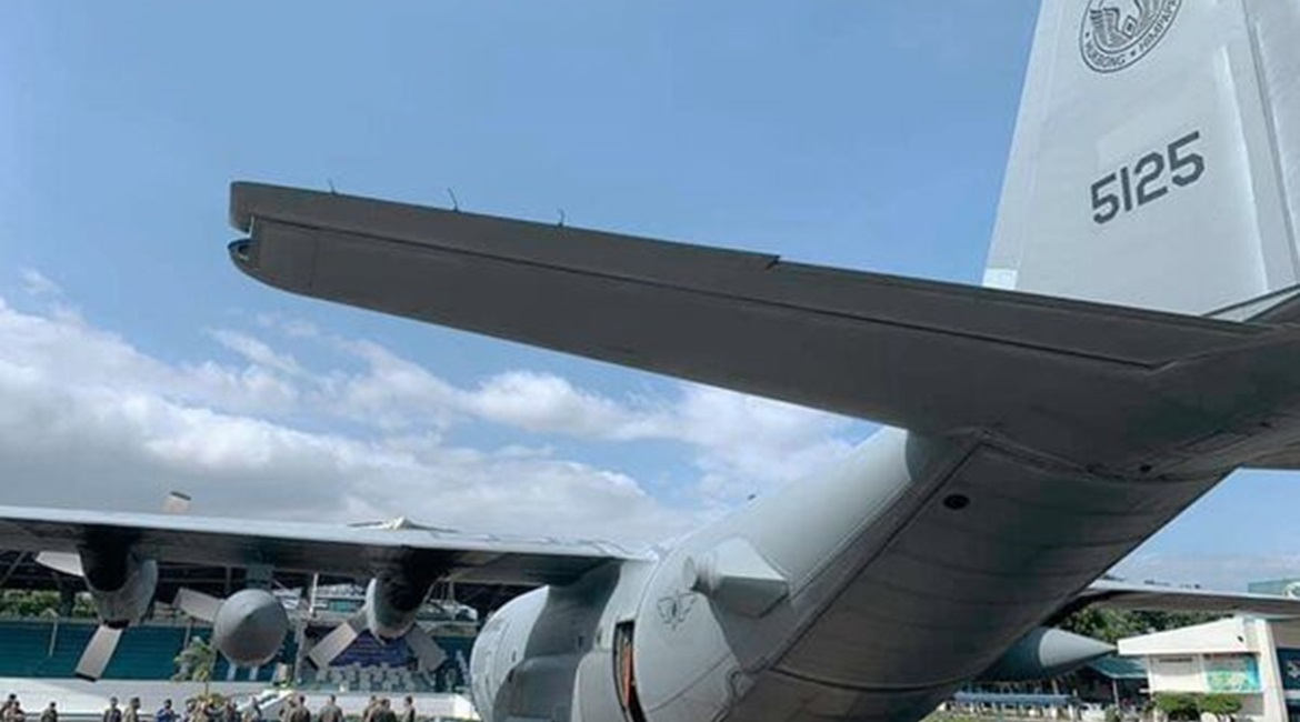 The C-130H transport that crashed on 4 July had been delivered to the PAF in late January (as shown in this picture).