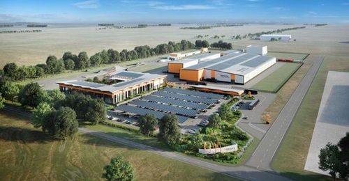 Hanwha Defense Australia plans to invest AUD170 million in its new military vehicle manufacturing facility near Melbourne (pictured above in a computer-generated image).