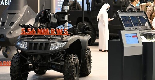 EDGE unveiled new unmanned ground vehicle, Scorpio-B, at UMEX 2022.