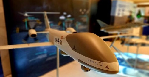 A scale model of the Eurodrone in Luftwaffe markings was shown at the Berlin Security Conference in November 2021.