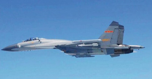 The Chinese People's Liberation Army Air Force has made regular sorties into Taiwan's claimed airspace in recent months, deploying aircraft including Shenyang J-11 fighters.