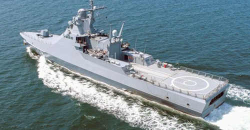 The Russian Navy's Bykov (Project 22160)-class
        
        corvette
        
        one of two ships involved in the attack on Snake Island.