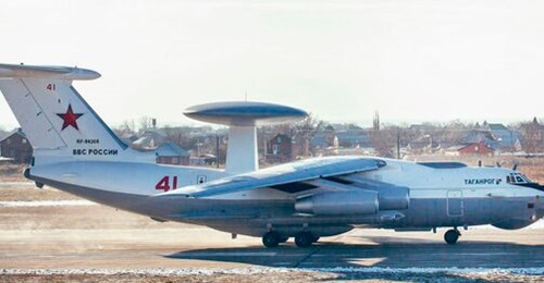 A file photo of the A-50 'Mainstay' AEW&C aircraft that has been heading Russia's air offensive over Ukraine.