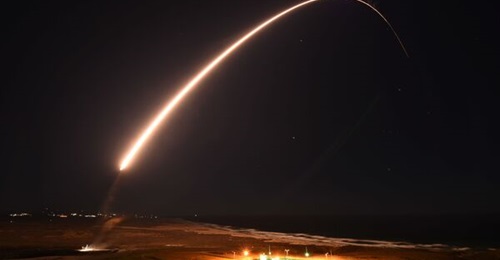 US Air Force Global Strike Command launched an LGM-30G Minuteman III intercontinental ballistic missile equipped with test re-entry vehicle during Operation 'Test' at Vandenberg Space Force Base, California on 23 February 2021. The AFGSC regularly test...