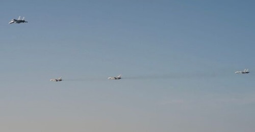 Four Russian warplanes entered Swedish airspace on 2 March.