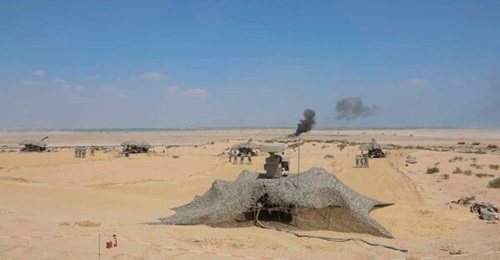 A Skyguard 3 system seen during a multinational exercise in Saudi Arabia in 2019, fielded by an unknown operator.
