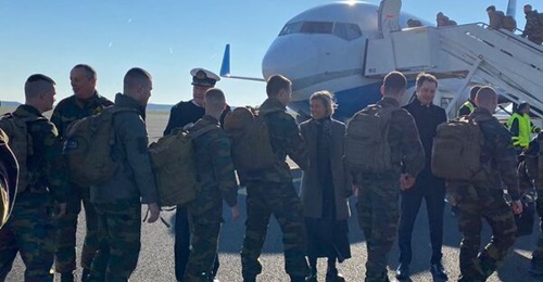 Some 135 members of the Belgian contingent of the NATO VJTF were flown to Constanta, Romania, from Melsbroek on 8 March.