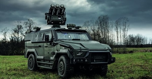 The new RBS-70NG-based M-SHORAD system mounted on the SVOS MARS S-330 variant 4x4 platform.
