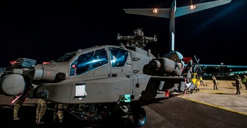 The first two of 50 remanufactured AH-64E Apache helicopters for the British Army were delivered into the UK on 26 November.